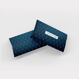 Festive Flair Blue Pillow Box