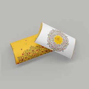 Yellow Bahar Pillow Box